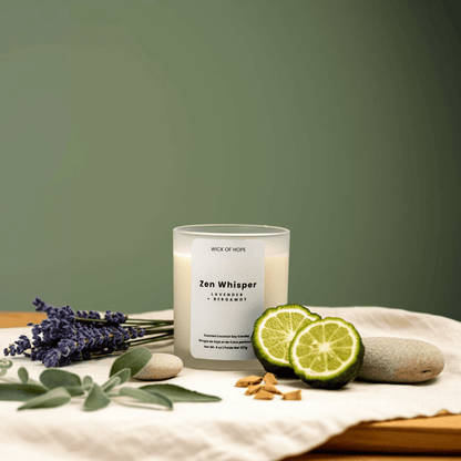 Zen Whisper Candle | Lavender + Bergamot